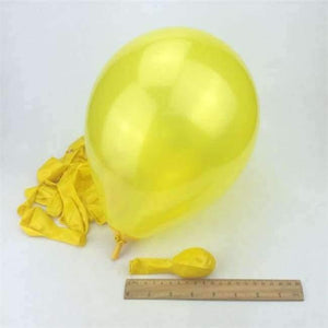 Planet Gates Festive & Party Supplies Yellow Black Balloon 100pcs/lot 1.5g 10 Inch Wedding Decorations Pearl Latex Balloons Inflatable Air Balls Kids Birthday Party Supplies