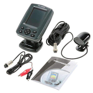 Planet Gates FF688C 3.5"LCD Fish Finder Outdoor Fishing Sonar Sensor Fishing Finder Alarm Fish Detector Depth Sounder De Pesca