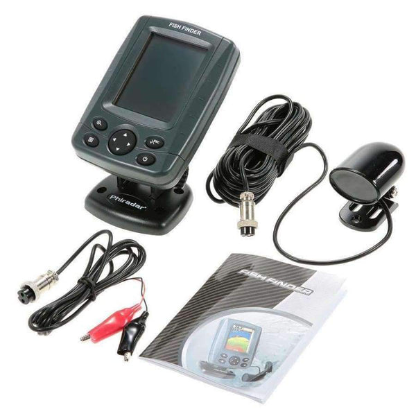 Planet Gates FF688C 3.5"LCD Fish Finder Outdoor Fishing Sonar Sensor Fishing Finder Alarm Fish Detector Depth Sounder De Pesca