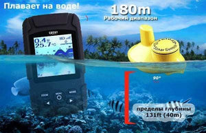 Planet Gates FF718Li-W Russian Version Wireless Fish Finder Sonar Real Waterproof with RU EN User Manual