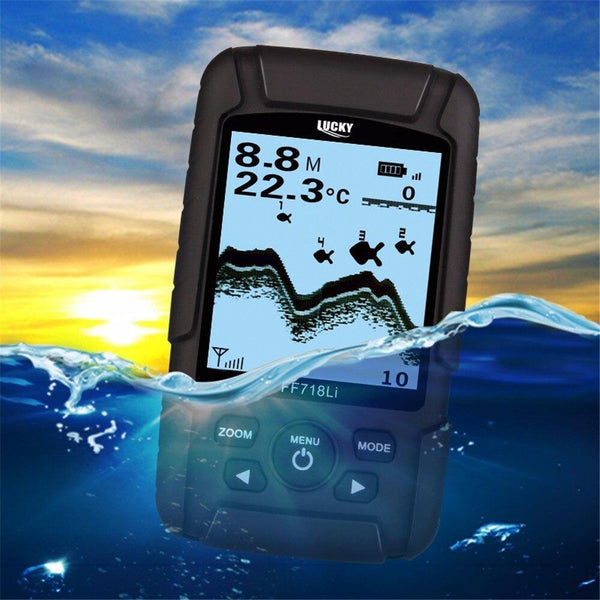 Planet Gates FF718Li-W Russian Version Wireless Fish Finder Sonar Real Waterproof with RU EN User Manual