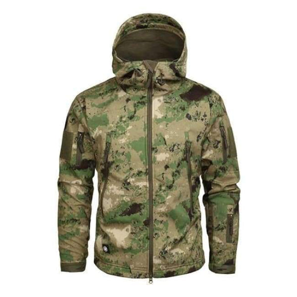 Planet Gates FG / L Mege Brand Clothing Men Military Jacket US Army Tactical Sharkskin Softshell Autumn Winter Outerwear Camouflage Jacket and Coat