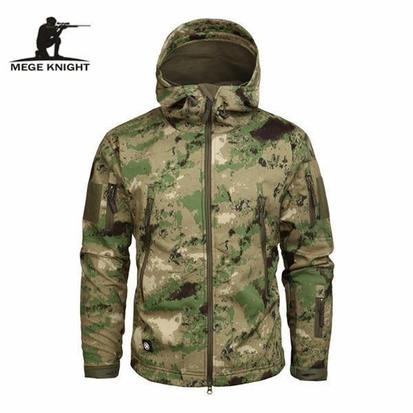 Planet Gates FG / XS Men's Military Camouflage Fleece Jacket Army Tactical Clothing  Multicam Male Camouflage Windbreakers