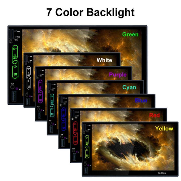 Planet Gates FHD Capacitive Touch Screen Car Radio Media DVD Player Built-in Wifi GPS Navigation Android 6.0 System Mobile Phone