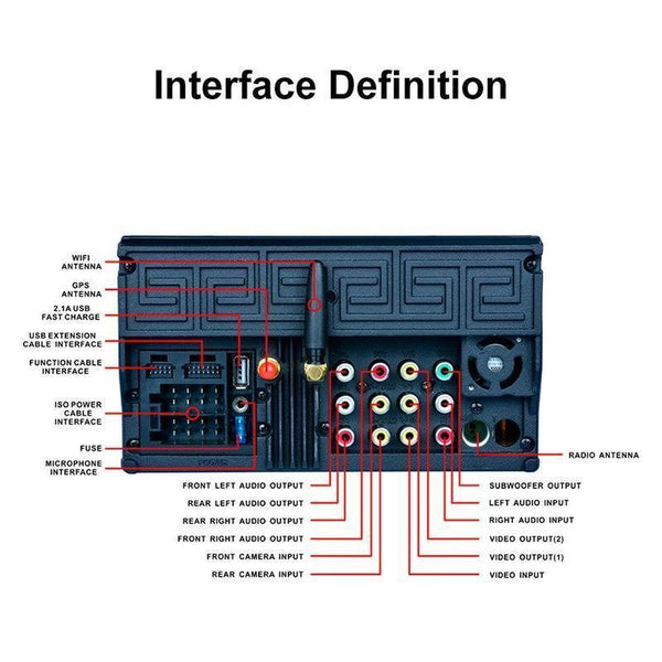 Planet Gates FHD Capacitive Touch Screen Car Radio Media DVD Player Built-in Wifi GPS Navigation Android 6.0 System Mobile Phone