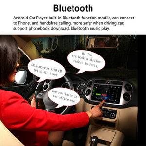 Planet Gates FHD Capacitive Touch Screen Car Radio Media DVD Player Built-in Wifi GPS Navigation Android 6.0 System Mobile Phone