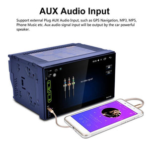 Planet Gates FHD Capacitive Touch Screen Car Radio Media DVD Player Built-in Wifi GPS Navigation Android 6.0 System Mobile Phone