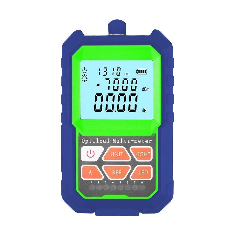 Planet Gates Fiber Optical Power Meter with Light Source SC FC Connector Optic Test Equipment for CCTV CATV Communication Engineering
