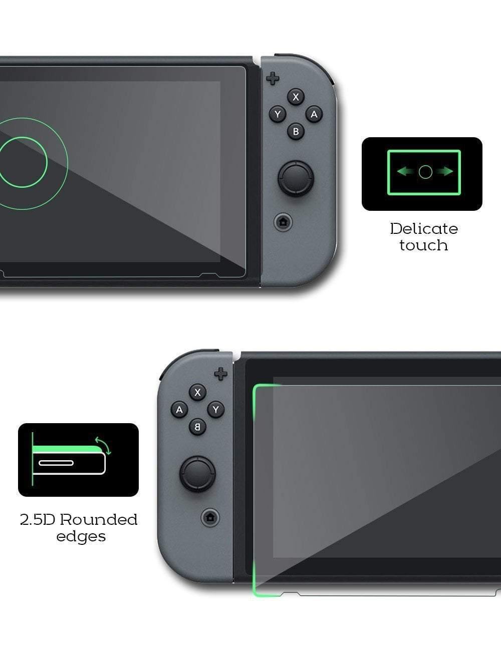Planet Gates Film Tempered Glass for Nintendo Protector
