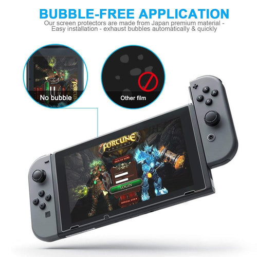 Planet Gates Film Tempered Glass for Nintendo Protector