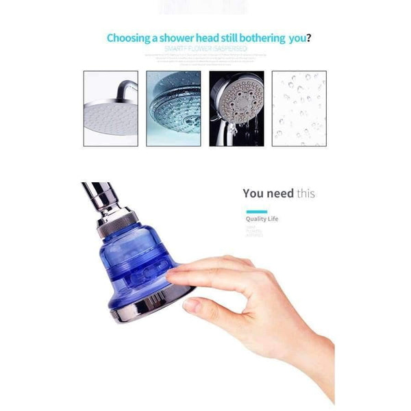 Planet Gates Filtration Rainfall Shower Head Bathroom Product 80mm Panel 3 Modes Shower Filter Water Saving ABS Showerhead