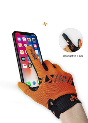 Planet Gates Finger MTB Gloves Touch Screen Cycling Gloves Anti-slip Bicycle Gloves For Men Women Sport Motorcycle MTB Bike Glove