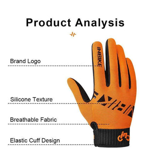 Planet Gates Finger MTB Gloves Touch Screen Cycling Gloves Anti-slip Bicycle Gloves For Men Women Sport Motorcycle MTB Bike Glove