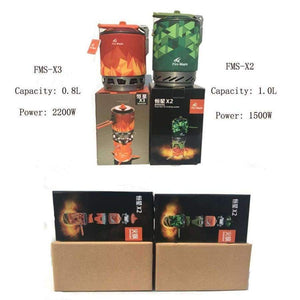 Planet Gates Fire Maple compact One-Piece Camping Stove Heat Exchanger Pot camping equipment set Flash Personal Cooking System
