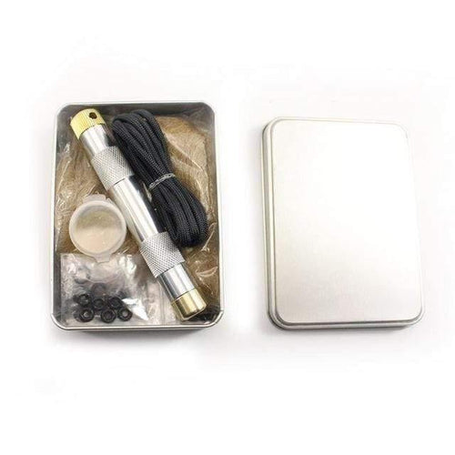 Planet Gates Fire Piston Ignition Air Compression Ignition Wilderness Survival Igniter Outdoor Camping Fishing Mountaineering Equipment