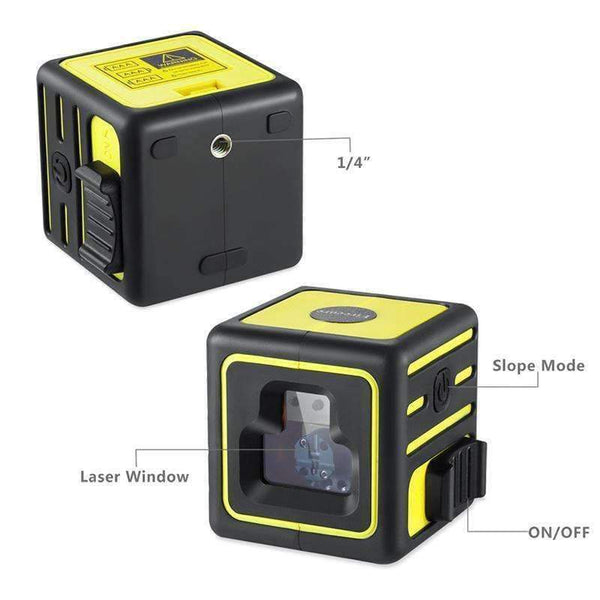 Planet Gates Firecore 212A 2 Lines Laser Level Red Cross Lines Self-leveling Horizontal and Vertical Cross-Line Mini Size