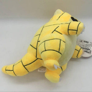 First Edition Sandshrew Plush Cute Yellow Pangolin Doll Toys Anime Animal Sandslash Soft For Children Gift (Sandshrew 30cm)