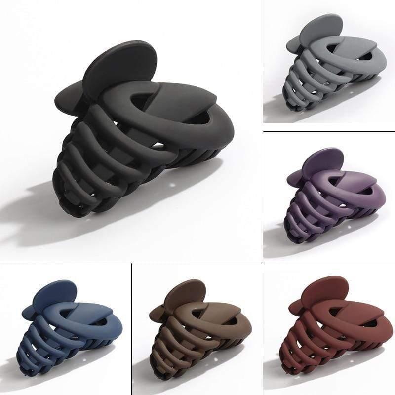 Fish Bone Hollow Girls Hairpins Hair Claw Crab Plastic Hair Clips for Women Barrettes Hair Claws for Women Hair Accessories