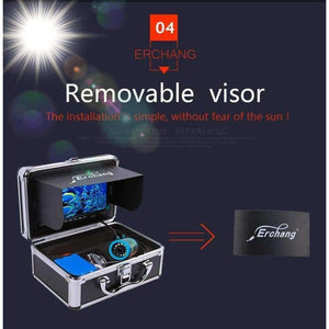 Planet Gates Fish Finder Podvodní rybaření 7'' 1000TVL HD Voděodolná videokamera Podvodní kamera Infračervená lampa pro mořský rybolov