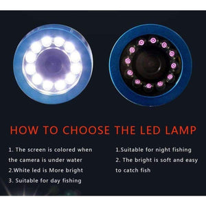 Planet Gates Fish Finder Podvodní rybaření 7'' 1000TVL HD Voděodolná videokamera Podvodní kamera Infračervená lampa pro mořský rybolov