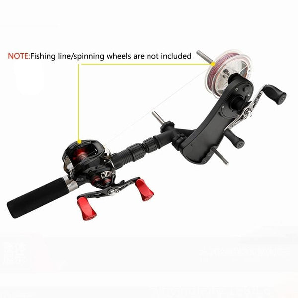 Planet Gates Fishing Line Spooler Winder Portable Reel Spool Spooling Station System For Spinning Or Baitcasting Fishing Reel Line New