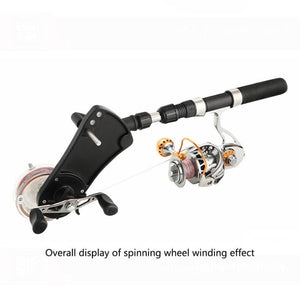 Planet Gates Fishing Line Spooler Winder Portable Reel Spool Spooling Station System For Spinning Or Baitcasting Fishing Reel Line New