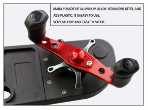 Planet Gates Fishing Line Winder Spooler System Machine Baitcasting Reel Spooler Portable Aluminum Fishing Line Winder Reel Spool Station