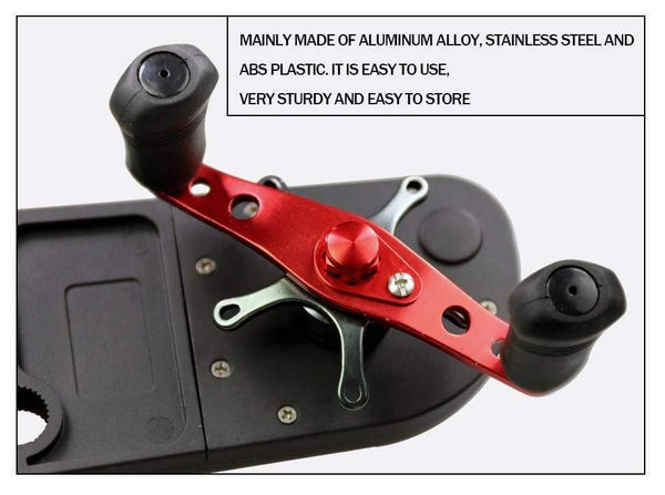 Planet Gates Fishing Line Winder Spooler System Machine Baitcasting Reel Spooler Portable Aluminum Fishing Line Winder Reel Spool Station