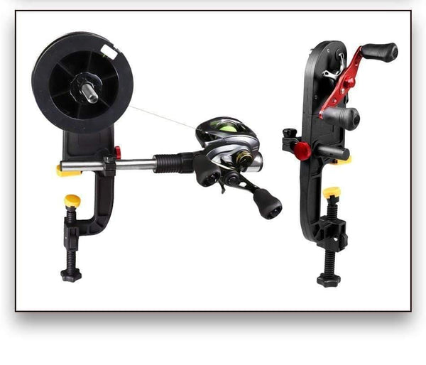 Planet Gates Fishing Line Winder Spooler System Machine Baitcasting Reel Spooler Portable Aluminum Fishing Line Winder Reel Spool Station