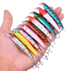 Planet Gates Fishing Lure Set Fishing Hard Bait Mini Minnow Floating Swing Crankbait Crazy Wobblers Artificial Bionic Crank Lures