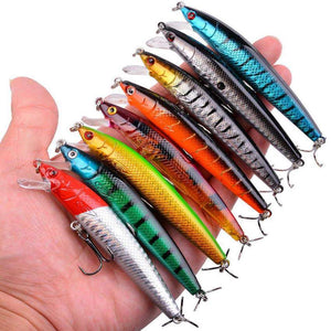 Planet Gates Fishing Lure Set Fishing Hard Bait Mini Minnow Floating Swing Crankbait Crazy Wobblers Artificial Bionic Crank Lures