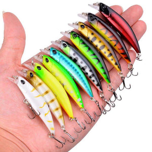 Planet Gates Fishing Lure Set Fishing Hard Bait Mini Minnow Floating Swing Crankbait Crazy Wobblers Artificial Bionic Crank Lures