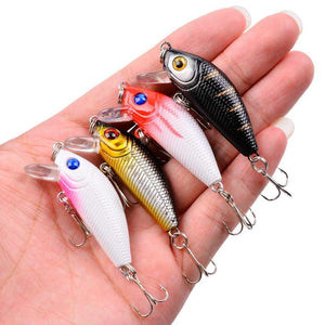 Planet Gates Fishing Lure Set Fishing Hard Bait Mini Minnow Floating Swing Crankbait Crazy Wobblers Artificial Bionic Crank Lures