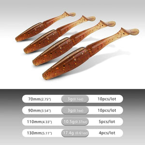 Planet Gates Fishing Lure Soft Swimbait Crazy Shiner 70mm 90mm 110mm 130mm Soft Lure Shad pike Zander Perch Troute Pesca Acesorios