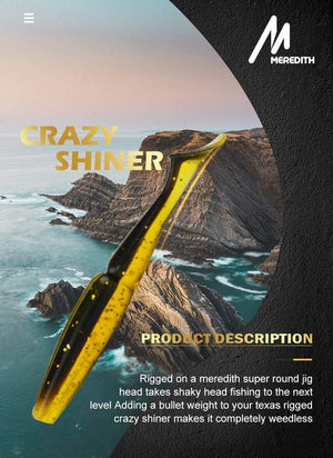 Planet Gates Fishing Lure Soft Swimbait Crazy Shiner 70mm 90mm 110mm 130mm Soft Lure Shad pike Zander Perch Troute Pesca Acesorios