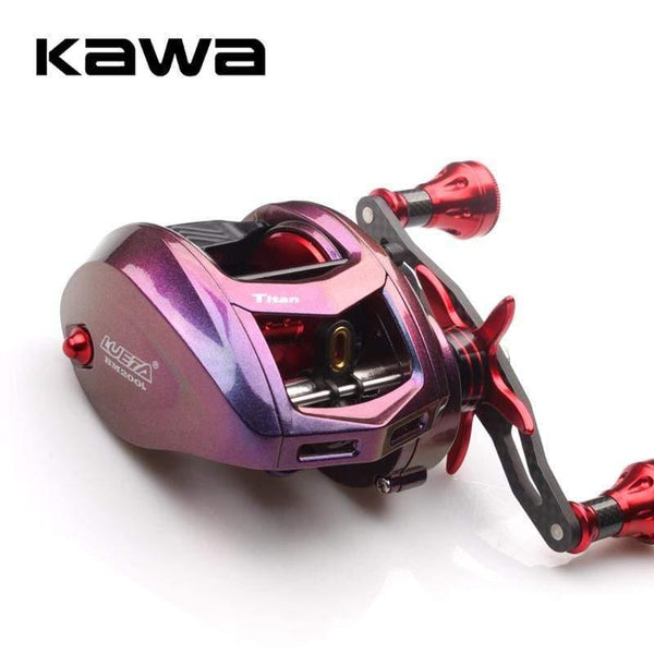 Planet Gates Fishing Reel Bait casting Reel Magnetic Brake Bearing 11+1 Carbon Handle Metal Knob Rainbow Color Body Max Drag 11KG