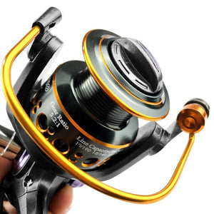 Planet Gates Fishing Reel Carp Spinning Reel Front and Rear Brake System Metal Spool Fishing Reels Tools Accessories