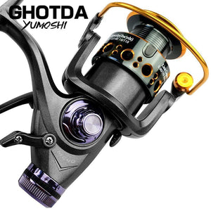 Planet Gates Fishing Reel Carp Spinning Reel Front and Rear Brake System Metal Spool Fishing Reels Tools Accessories