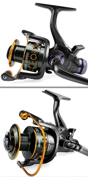 Planet Gates Fishing Reel Carp Spinning Reel Front and Rear Brake System Metal Spool Fishing Reels Tools Accessories