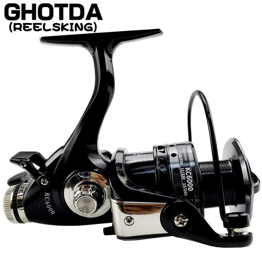 Planet Gates Fishing Reel Double Brake 5.2:1 High Speed Metal Spool Spinning Saltwater Carp Reel Fishing 3000-6000