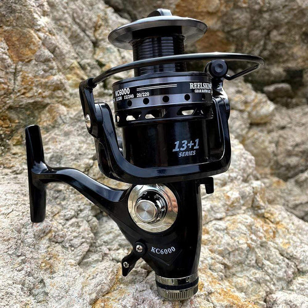 Planet Gates Fishing Reel Double Brake 5.2:1 High Speed Metal Spool Spinning Saltwater Carp Reel Fishing 3000-6000