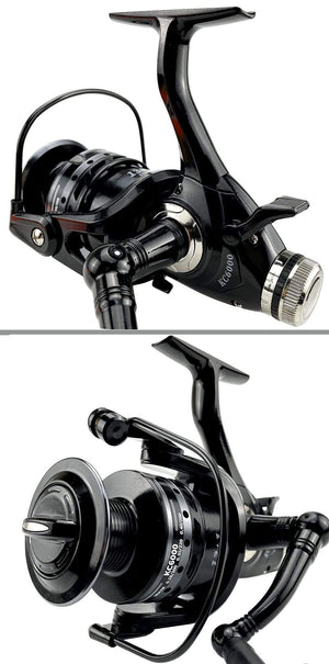 Planet Gates Fishing Reel Double Brake 5.2:1 High Speed Metal Spool Spinning Saltwater Carp Reel Fishing 3000-6000