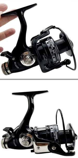 Planet Gates Fishing Reel Double Brake 5.2:1 High Speed Metal Spool Spinning Saltwater Carp Reel Fishing 3000-6000