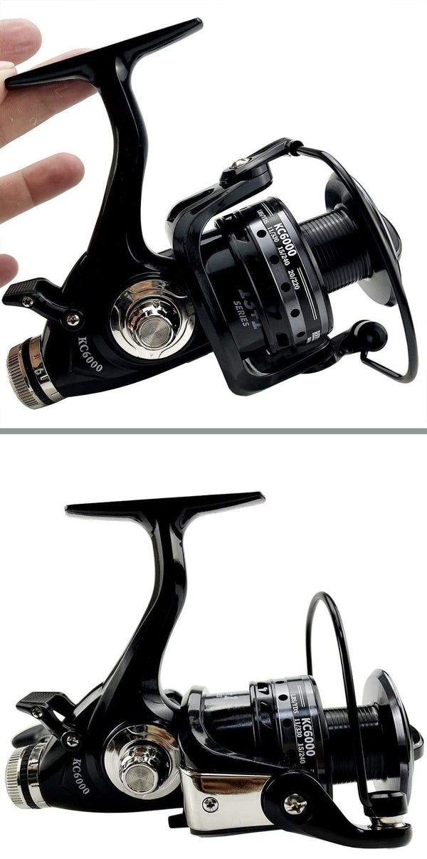 Planet Gates Fishing Reel Double Brake 5.2:1 High Speed Metal Spool Spinning Saltwater Carp Reel Fishing 3000-6000