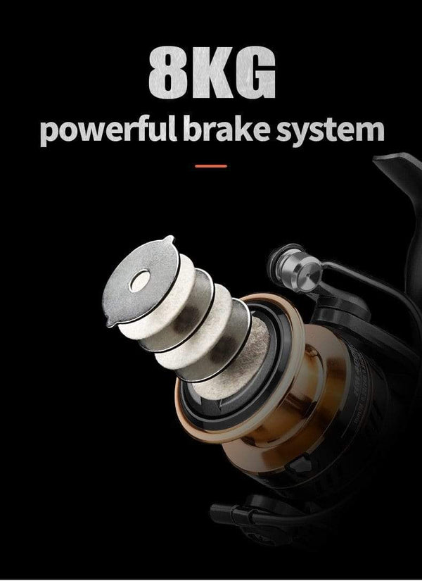 Planet Gates Fishing Reel HK1000-7000 Metal/EVA Grip 5.2:1 High Speed Spinning Reel Carp Fishing Saltwater Reel Send Gift 150m Line