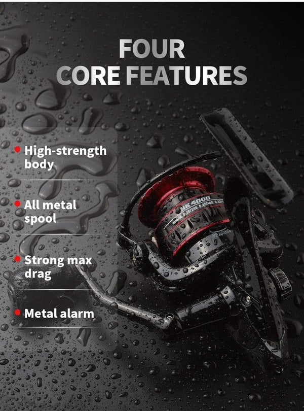 Planet Gates Fishing Reel HK1000-7000 Metal/EVA Grip 5.2:1 High Speed Spinning Reel Carp Fishing Saltwater Reel Send Gift 150m Line