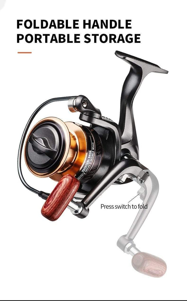 Planet Gates Fishing Reel HK1000-7000 Metal/EVA Grip 5.2:1 High Speed Spinning Reel Carp Fishing Saltwater Reel Send Gift 150m Line