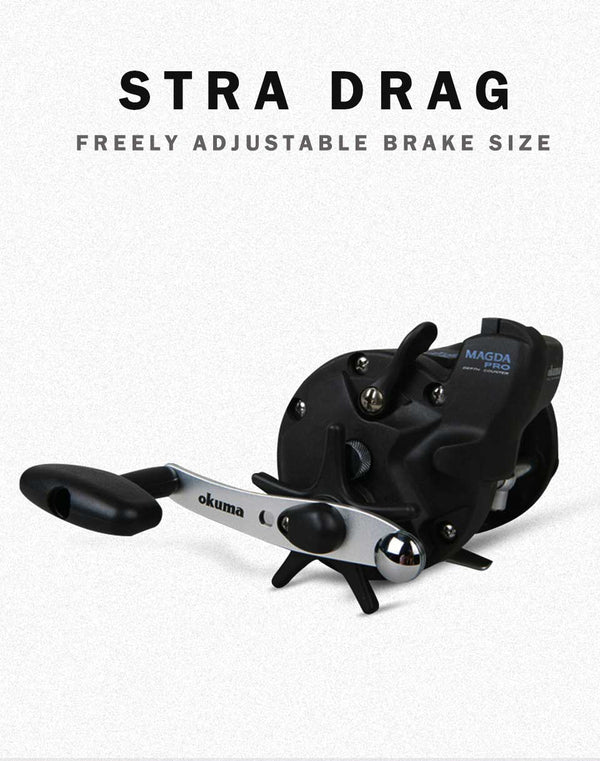 Planet Gates Fishing Reel MAGDA  Linecounter DT MA-15DT-T Multirolle Sea Baitcasting Reel