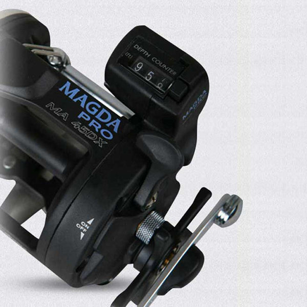 Planet Gates Fishing Reel MAGDA  Linecounter DT MA-15DT-T Multirolle Sea Baitcasting Reel