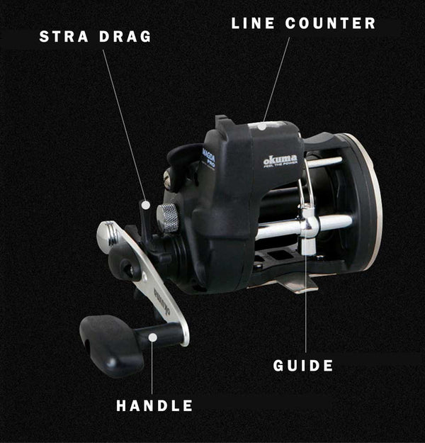 Planet Gates Fishing Reel MAGDA  Linecounter DT MA-15DT-T Multirolle Sea Baitcasting Reel